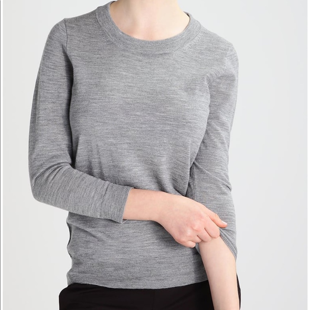 Gray MERINO wool Jcrew Tippi Sweater - NWOT, M